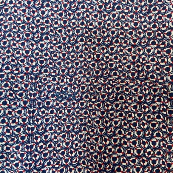 Paul & Shark Yatchting Lifebuoy Pattern Short sleeve button up shirt Sz XL - Picture 5 of 11